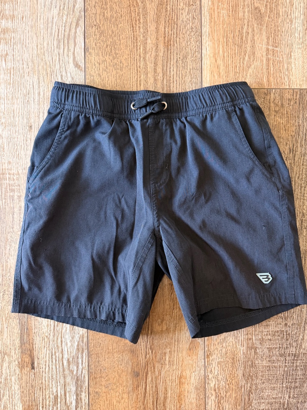 Youth Athletic Short - Heather Black - Retro Duck Camo Liner